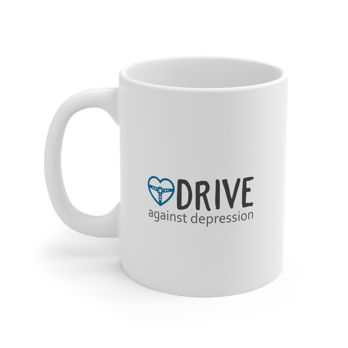 Drive Against Depression Ceramic Coffee Mug