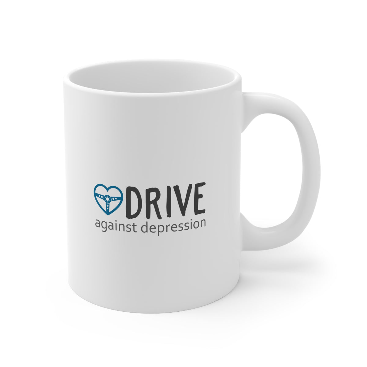 Drive Against Depression Ceramic Coffee Mug